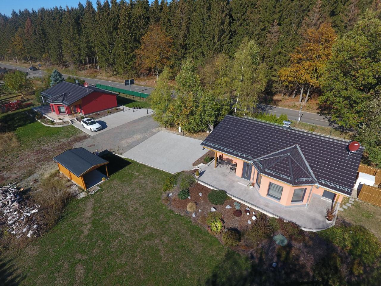 Ferienhaus Am Ramberg Villa Friedrichsbrunn Exteriör bild